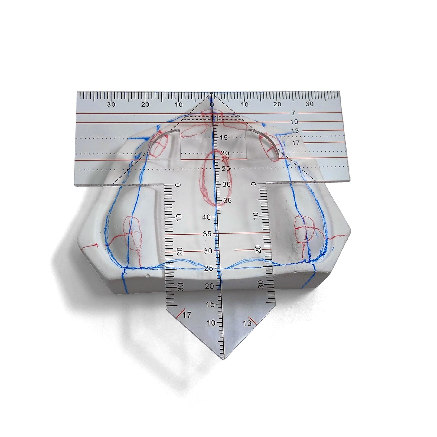 T-shape Denture Ruler
